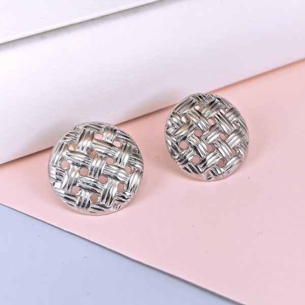 Stainless Steel Cubic Earrings  for Women and Girls C Shape Good Quality No Change Color BS250301071