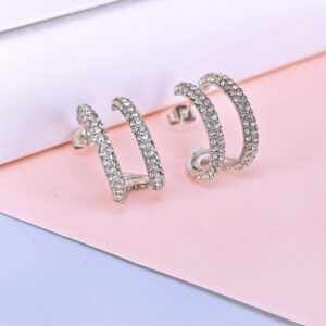 Stainless Steel Cubic Earrings  for Women and Girls Chili Good Quality No Change Color BS250301072