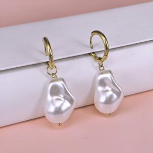 Stainless Steel Cubic Earrings  for Women and Girls Smooth Good Quality No Change Color BS250301082