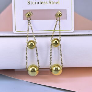 Stainless Steel Cubic Earrings  for Women and Girls Four-Leaf Clover Good Quality No Change Color BS250301098