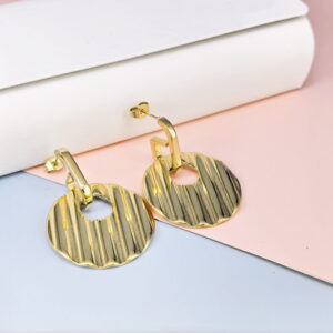 Stainless Steel Cubic Earrings  for Women and Girls Four-Leaf Clover Good Quality No Change Color BS250301105