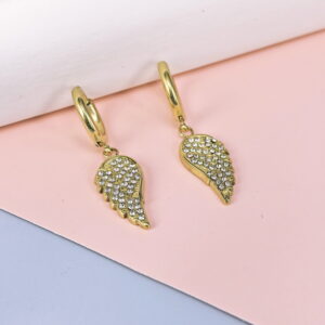 Stainless Steel Cubic Earrings  for Women and Girls pentagram Good Quality No Change Color BS250301117