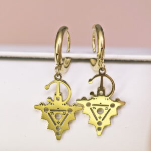 Stainless Steel Cubic Earrings  for Women and Girls Cross Good Quality No Change Color BS250301119