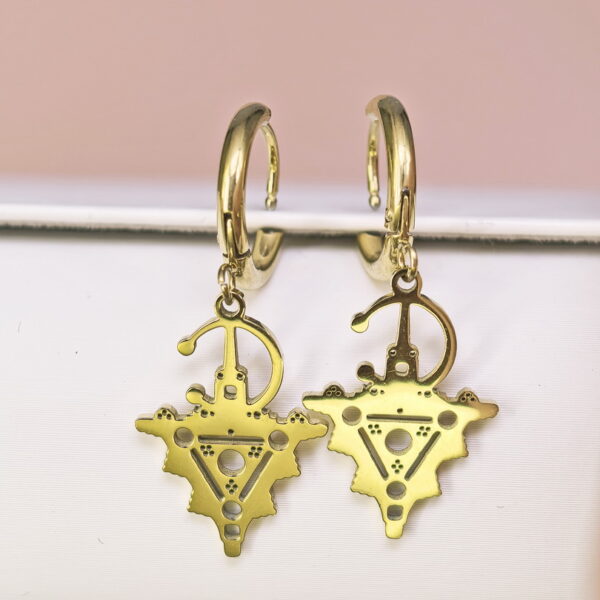 Stainless Steel Cubic Earrings  for Women and Girls Cross Good Quality No Change Color BS250301119