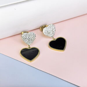 Stainless Steel Cubic Earrings  for Women and Girls Four-Leaf Clover Good Quality No Change Color BS250301126
