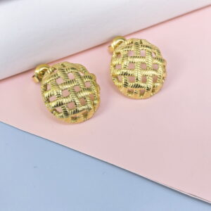 Stainless Steel Cubic Earrings  for Women and Girls Four-Leaf Clover Good Quality No Change Color BS250301137