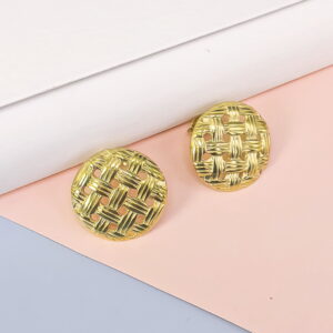 Stainless Steel Cubic Earrings  for Women and Girls C Shape Good Quality No Change Color BS250301139