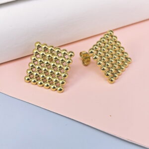Stainless Steel Cubic Earrings  for Women and Girls C Shape Good Quality No Change Color BS250301141