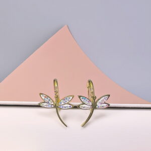 Stainless Steel Cubic Earrings  for Women and Girls Geometric Good Quality No Change Color BS250301144