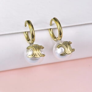 Stainless Steel Cubic Earrings  for Women and Girls Geometric Good Quality No Change Color BS250301145