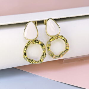 Stainless Steel Cubic Earrings  for Women and Girls Zicronia Crystal Good Quality No Change Color BS250301146