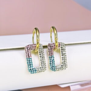 Stainless Steel Cubic Earrings  for Women and Girls pentagram Good Quality No Change Color BS250301147