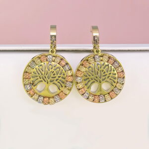 Stainless Steel Cubic Earrings  for Women and Girls Cross Good Quality No Change Color BS250301152