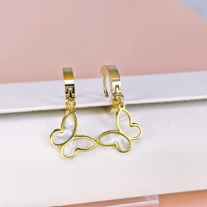 Stainless Steel Cubic Earrings  for Women and Girls Geometric Good Quality No Change Color BS250301154
