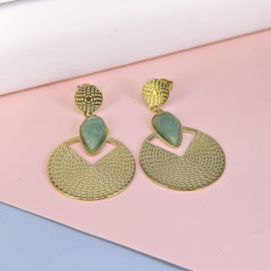 Stainless Steel Cubic Earrings  for Women and Girls Square Good Quality No Change Color BS250301159