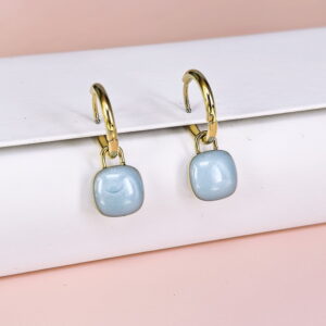 Stainless Steel Cubic Earrings  for Women and Girls Four-Leaf Clover Good Quality No Change Color BS250301160