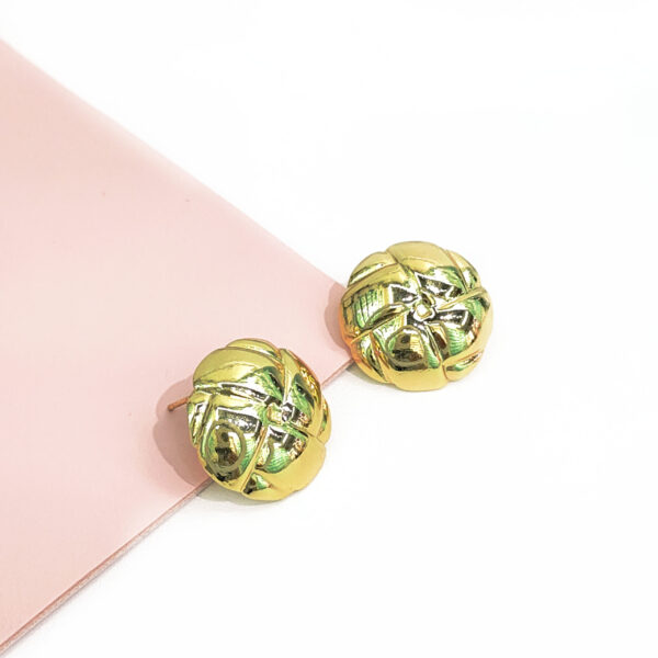 Stainless Steel Earrings Asparagus Lattices Tortoise Shell Good Quality No Change Color For Women Girls BS24110001