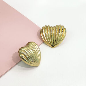 Stainless Steel Earrings Geometric Love HeartGood Quality No Change Color For Women Girls BS24110011