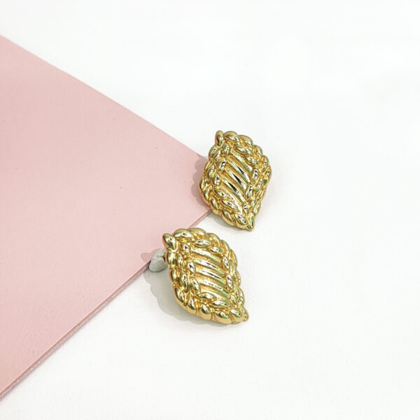 Stainless Steel Earrings Geometry Waves Good Quality No Change Color For Women Girls BS24110020