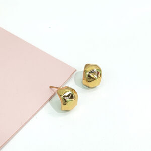 Stainless Steel Earrings Geometric Irregular Surface Good Quality No Change Color For Women Girls BS24110027