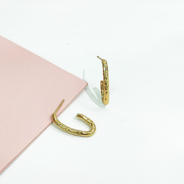 Stainless Steel Earrings Irregular C-shape Good Quality No Change Color For Women Girls BS24110032