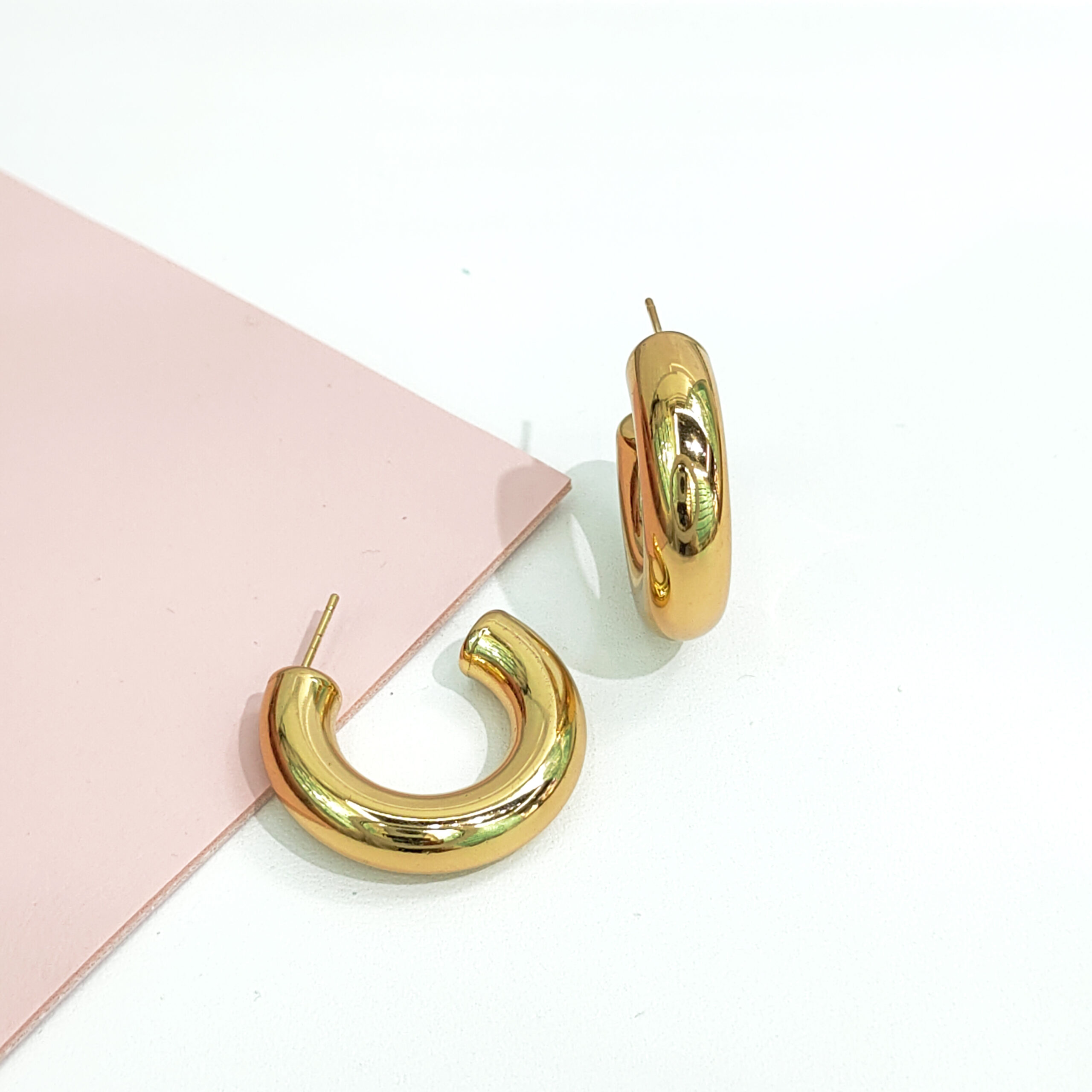 Stainless Steel Earrings Classic C-Shape Good Quality No Change Color For Women Girls BS24110038