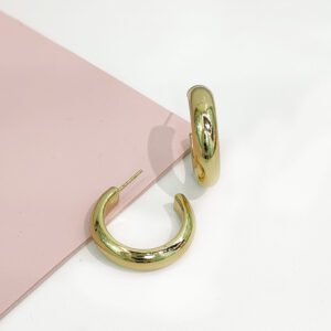 Stainless Steel Earrings C-Shape Minimalist Good Quality No Change Color For Women Girls BS24110048