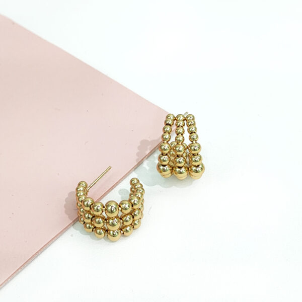 Stainless Steel Earrings Multilayered Pearl Good Quality No Change Color For Women Girls BS24110052