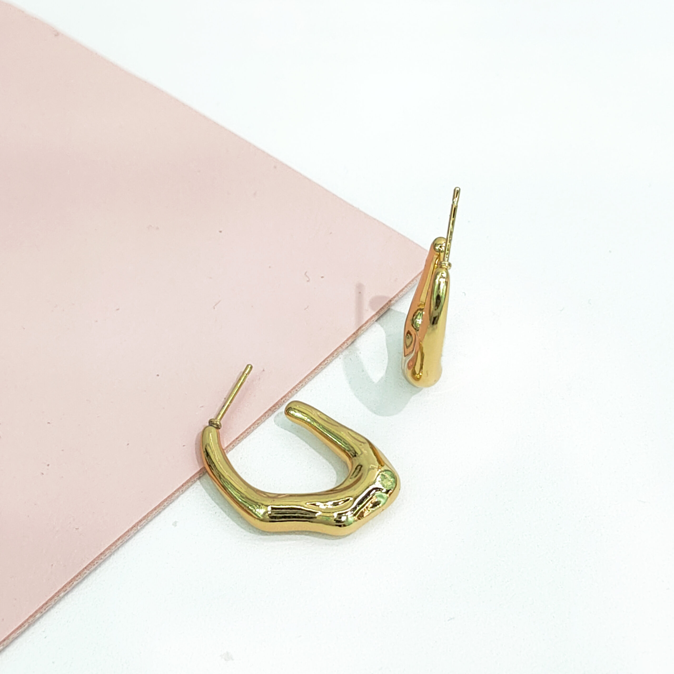 Stainless Steel Earrings Geometric Glossy Shaped Good Quality No Change Color For Women Girls BS24110054