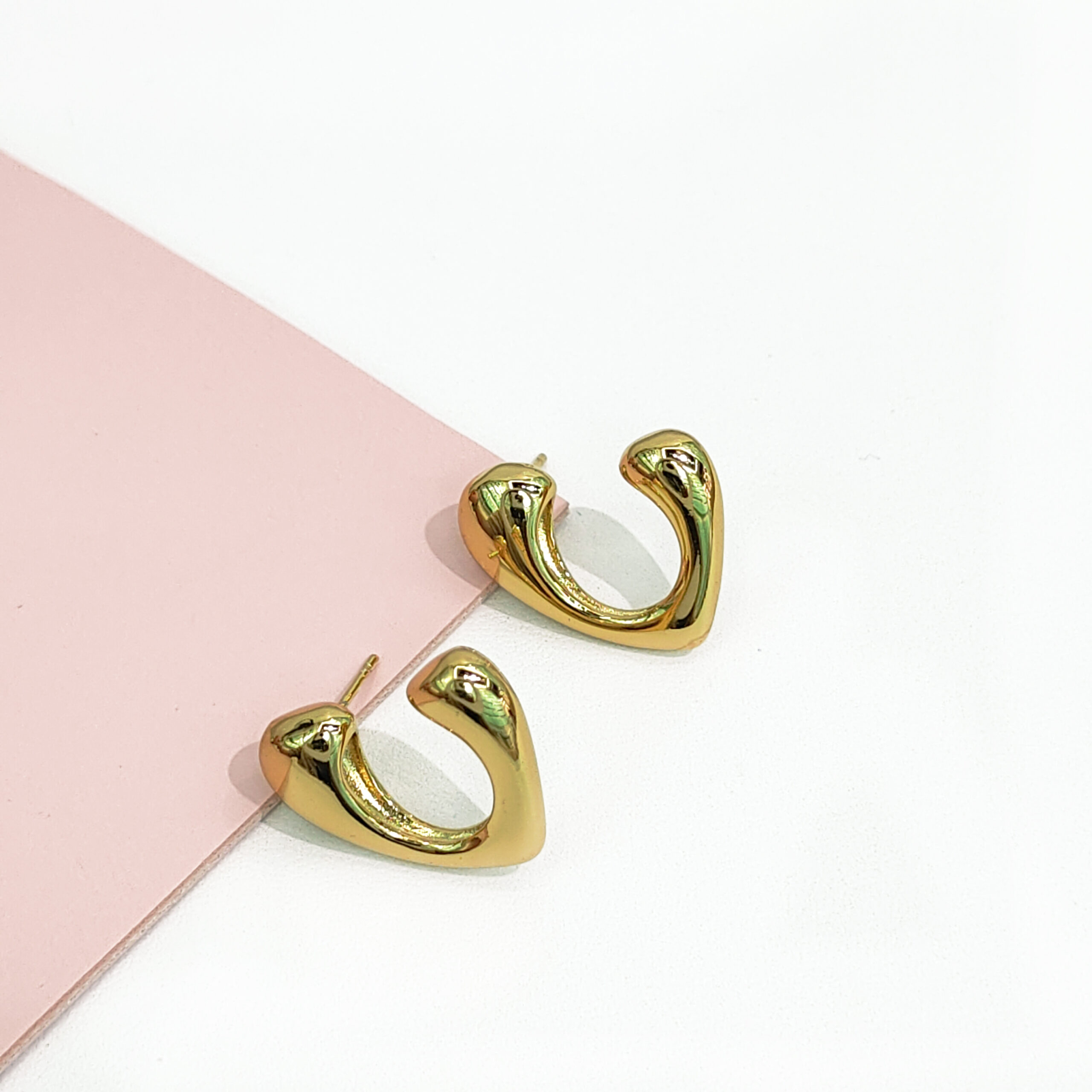 Stainless Steel Earrings Creative Lava Folds Good Quality No Change Color For Women Girls BS24110069