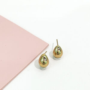 Stainless Steel Earrings Geometric Glossy Water Drop Good Quality No Change Color For Women Girls BS24110077