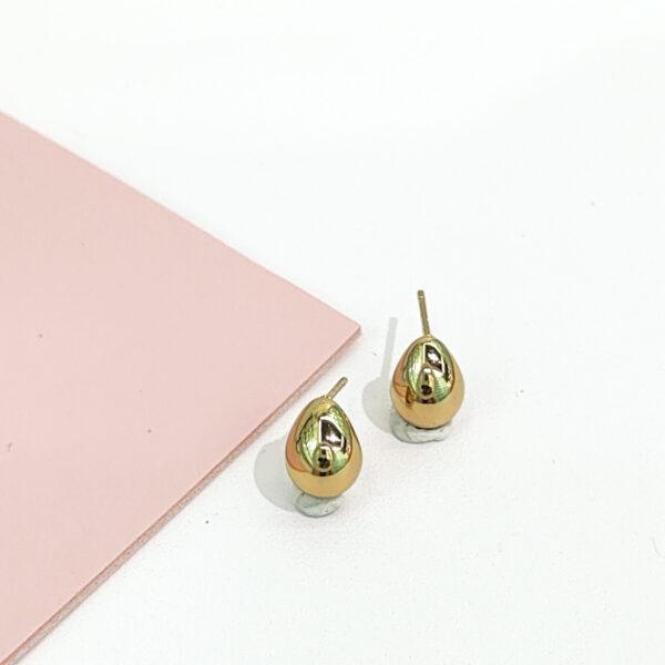 Stainless Steel Earrings Geometric Glossy Water Drop Good Quality No Change Color For Women Girls BS24110077
