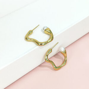Stainless Steel Earrings Geometric Abstraction Good Quality No Change Color For Women Girls BS24110082