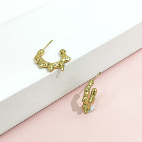 Stainless Steel Earrings Flaming Sun Good Quality No Change Color For Women Girls BS24110091