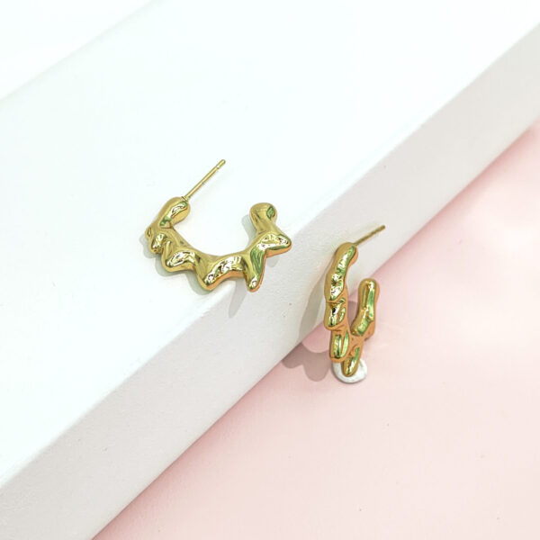 Stainless Steel Earrings Solar Flame Good Quality No Change Color For Women Girls BS24110096