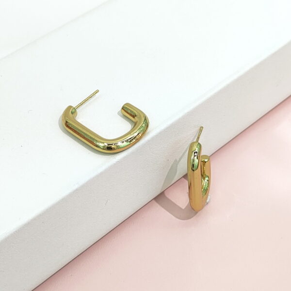 Stainless Steel Earrings Glossy U-Shaped Good Quality No Change Color For Women Girls BS24110104