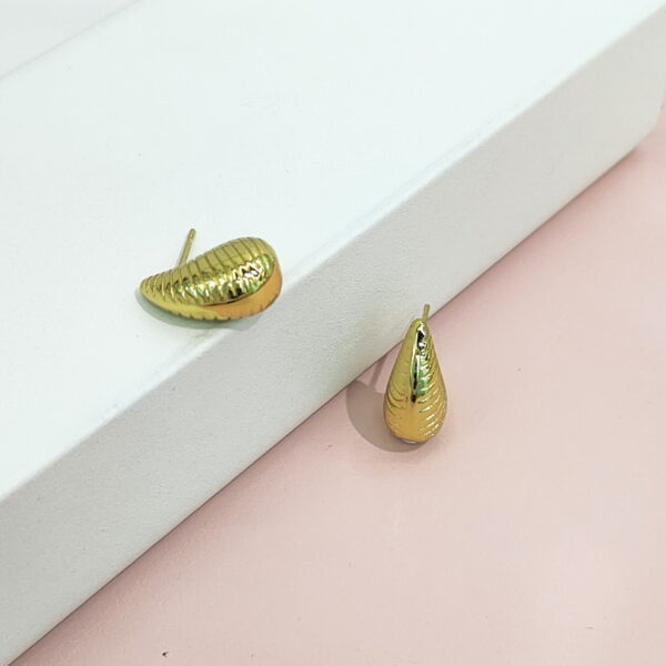 Stainless Steel Earrings Thrededed Water Drops Good Quality No Change Color For Women Girls BS24110116