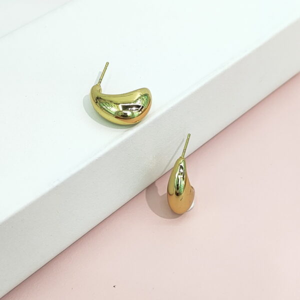 Stainless Steel Earrings Glossy Eggplant Drops Good Quality No Change Color For Women Girls BS24110118
