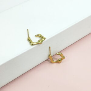 Stainless Steel Earrings Geometric C Shape Good Quality No Change Color For Women Girls BS24110120