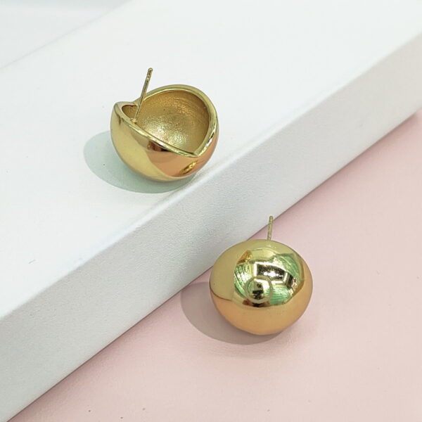 Stainless Steel Earrings Hemispheric Good Quality No Change Color For Women Girls BS24110126