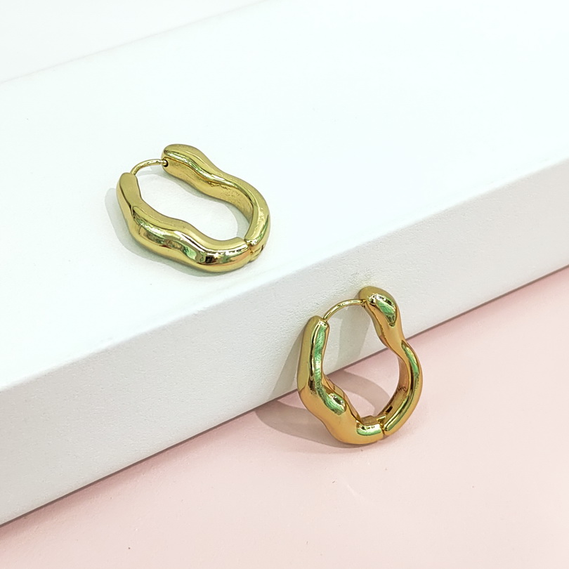 Stainless Steel Earrings Geometric U Shape Good Quality No Change Color For Women Girls BS24110137