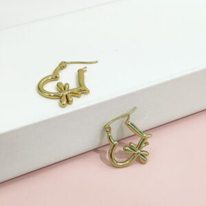 Stainless Steel Earrings Dragonfly Love Good Quality No Change Color For Women Girls BS24110144