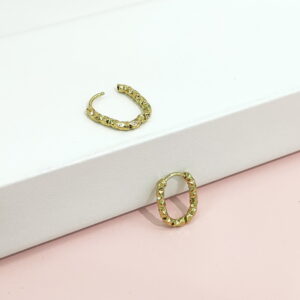 Stainless Steel Earrings Faceted U Shape Good Quality No Change Color For Women Girls BS24110146