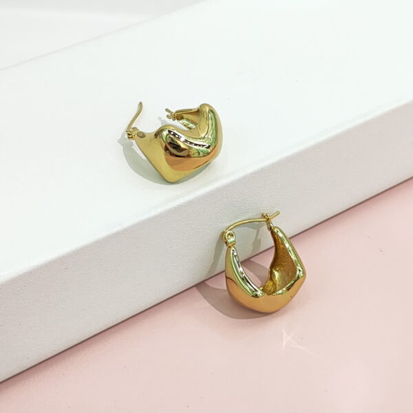 Stainless Steel Earrings Rhombus-Shaped Ship Good Quality No Change Color For Women Girls BS24110149