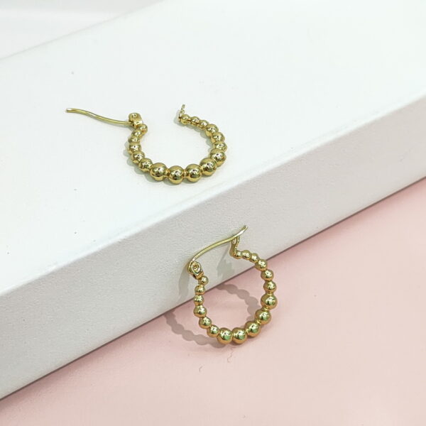 Stainless Steel Earrings Beaded U Shaped Good Quality No Change Color For Women Girls BS24110162