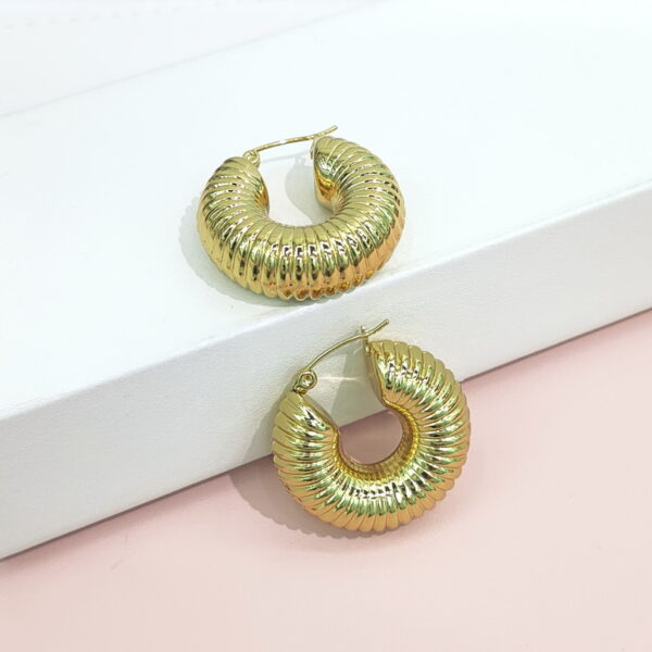 Stainless Steel Earrings Spiral Good Quality No Change Color For Women Girls BS24110174