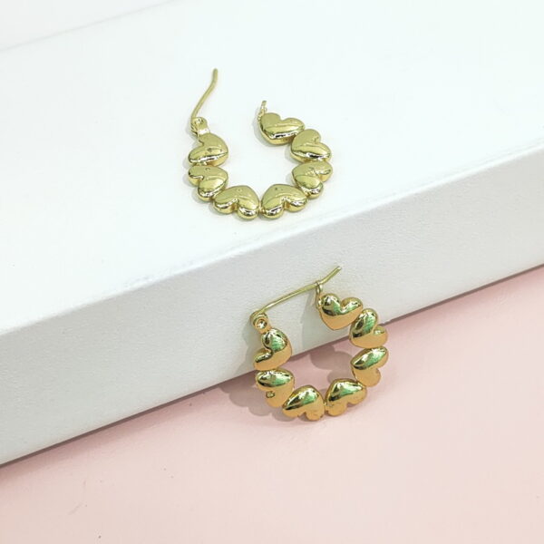 Stainless Steel Earrings Multi Love Heart Good Quality No Change Color For Women Girls BS24110177