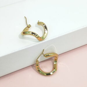 Stainless Steel Earrings Geometric Twisted Good Quality No Change Color For Women Girls BS24110181