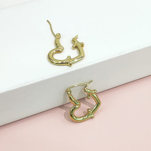 Stainless Steel Earrings Love Petal Good Quality No Change Color For Women Girls BS24110187