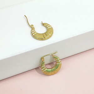 Stainless Steel Earrings Slub U Shaped Good Quality No Change Color For Women Girls BS24110193